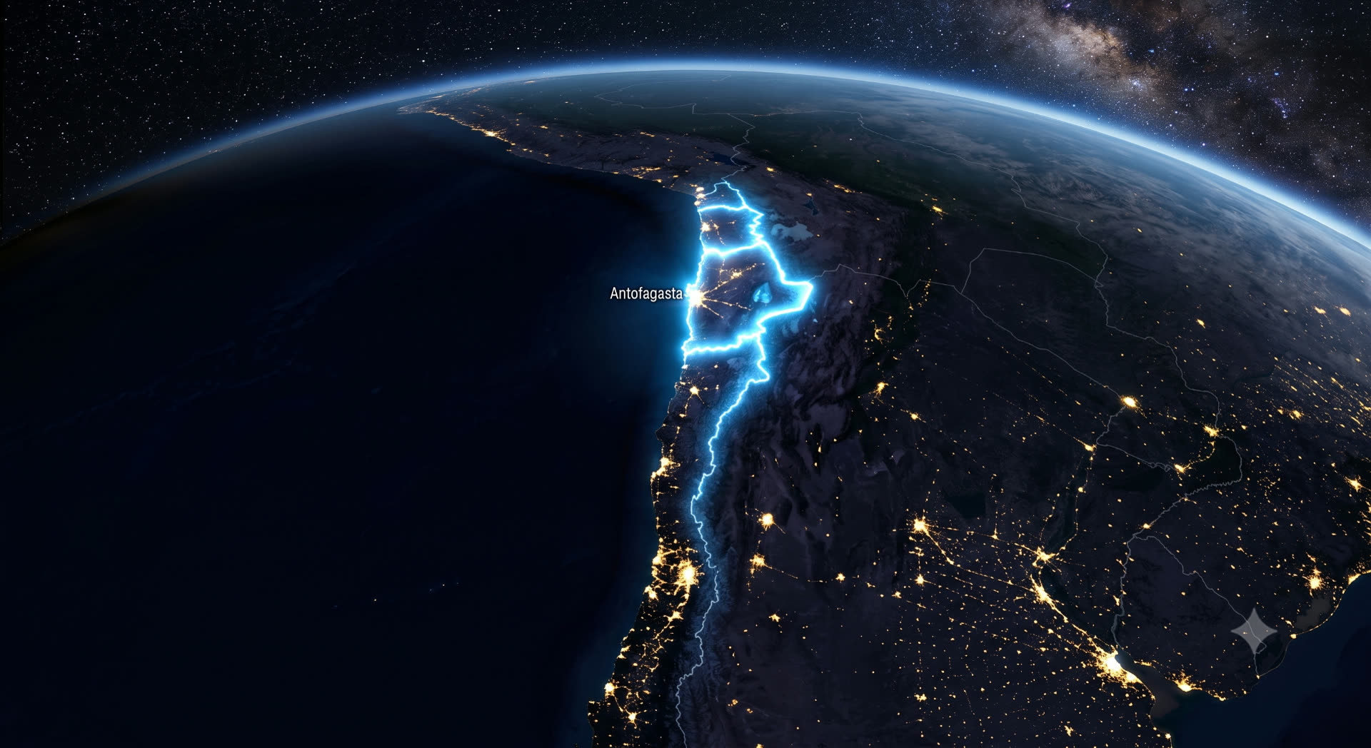 Vista de la Tierra desde el espacio